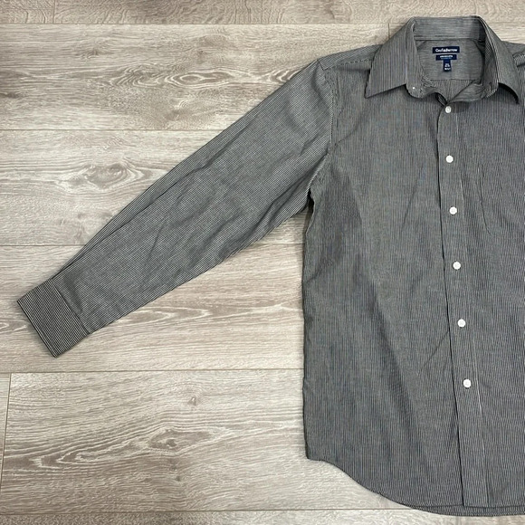 NWOT Croft & Barrow Broadcloth Classic Fit Point Collar Dress Shirt 15.5 34-35 - Picture 3 of 15